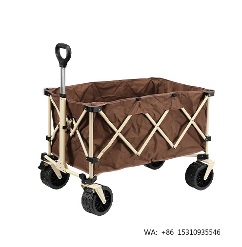 Outdoor Camping Trolley - Chariot pliable de plage haut de