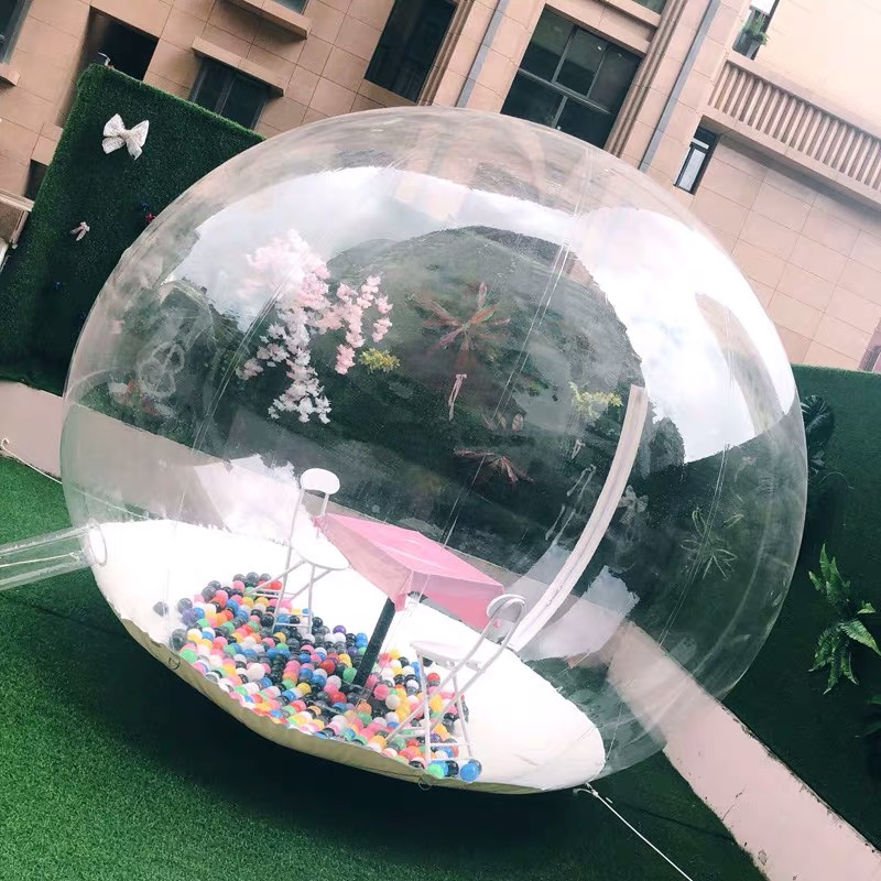 Outdoor Camping Exhibition - Tente Gonflable Bubble IApk O, Transparente,
