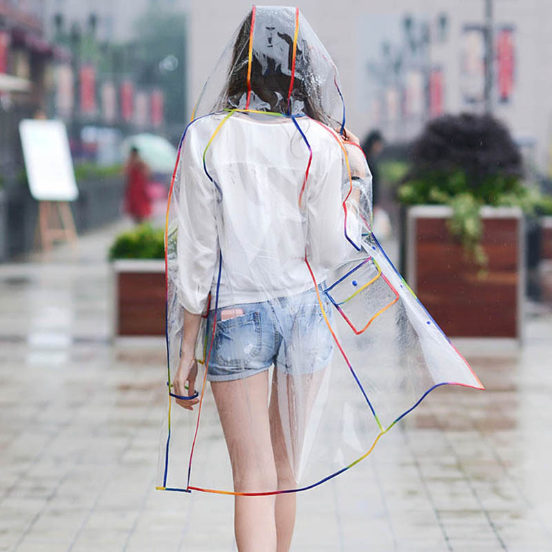 Bordure arc-en-ciel colorée im - Camping Rain Poncho avis et prix