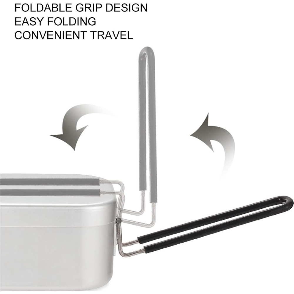 Boîtes à déjeuner en aluminium - Outdoor Camping Dining Set avis et prix