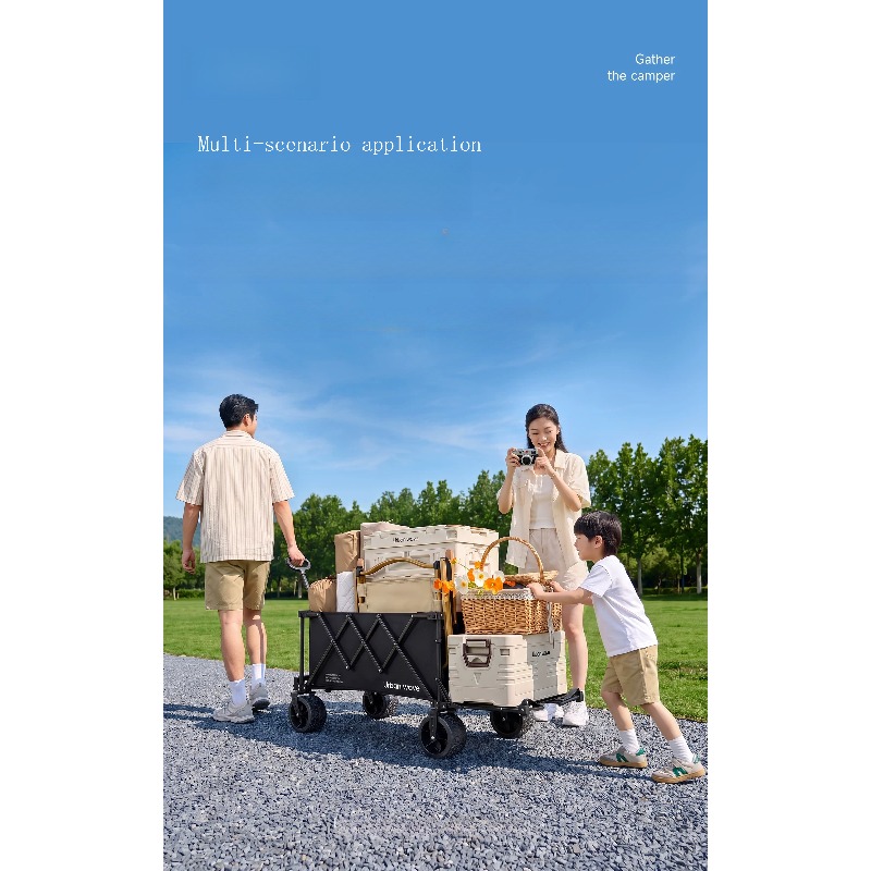 Chariot de camping pliable, ch - Outdoor Camping Trolley avis et prix
