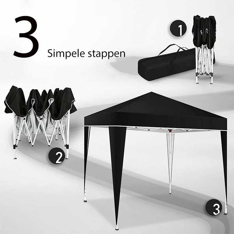 Tente pliante pop-up 3x3m à qu - Outdoor Camping Exhibition avis et prix