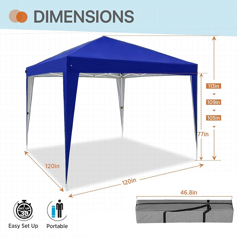 Tente pliante à quatre côtés,  - Outdoor Camping Exhibition avis et prix